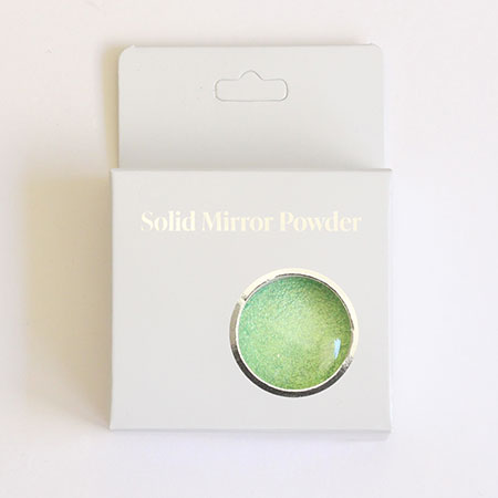 샤레도와 Solid Mirror Powder Ice Green (아이스그린)