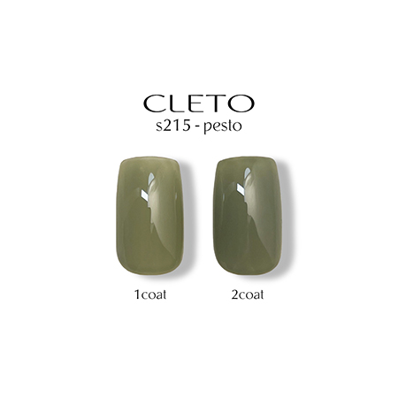 클레토 컬러젤 s215 pesto