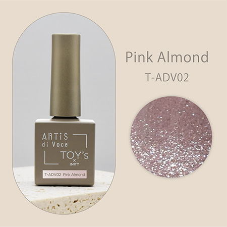 토이즈 x 아이니티 ARTiS di voce × TOY’s mag Pink Almond T-ADV02